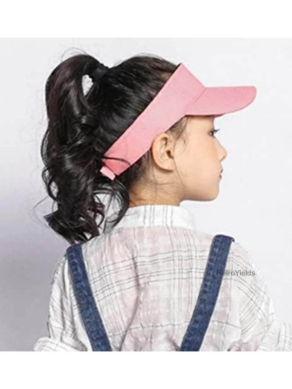 Toddler Sun Visor Girls Summer UV Protection Cotton Adjustable Sport Cap